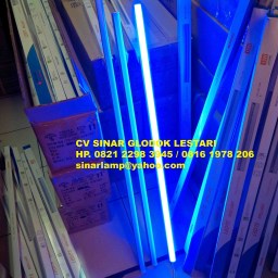 Lampu T5 LED Slim Warna Biru